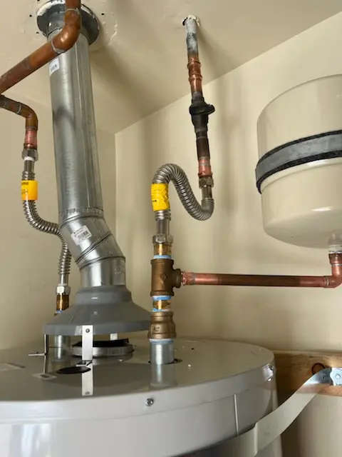 Water heater installation and plumbing repair in Forest
